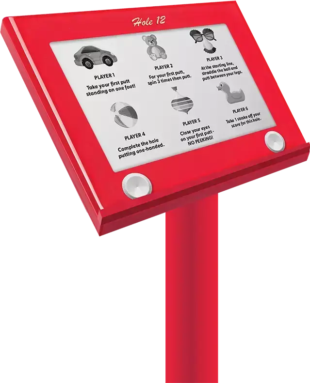 scorecard stand