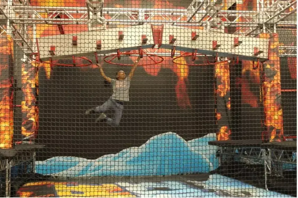 Child Hanging on elements in Course