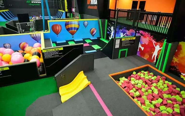 kids area at topjump