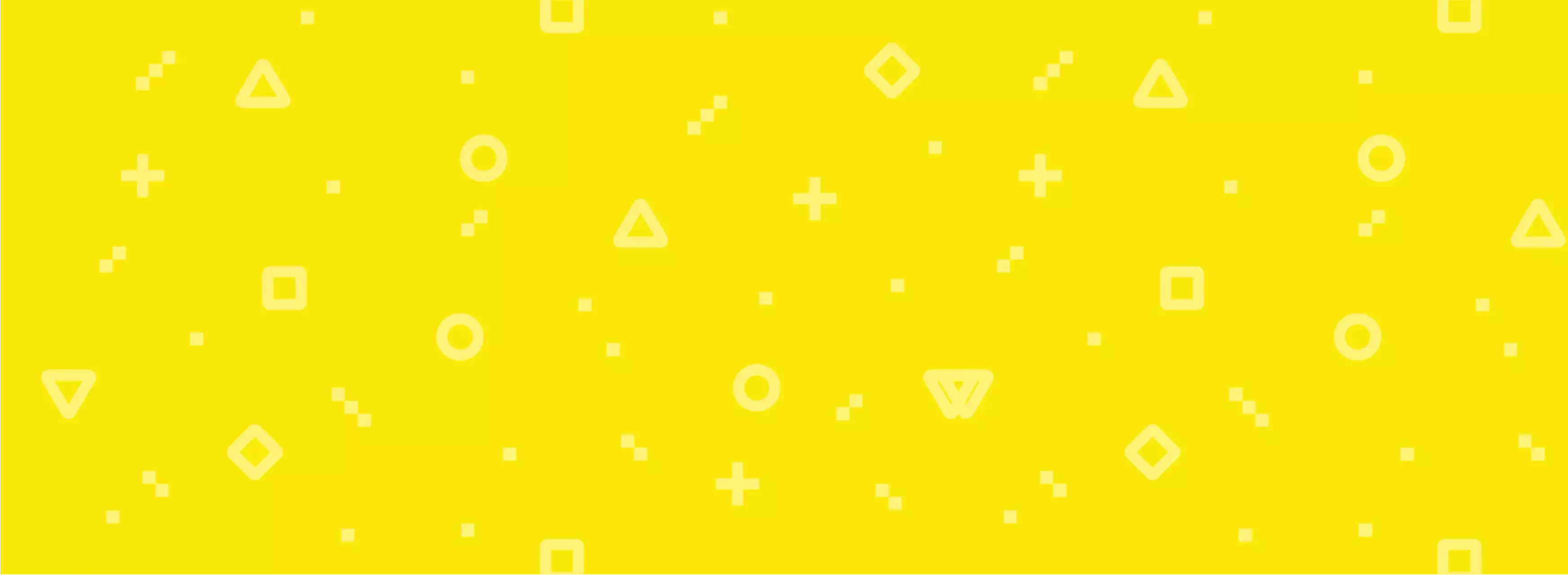 yellow background geometric shapes